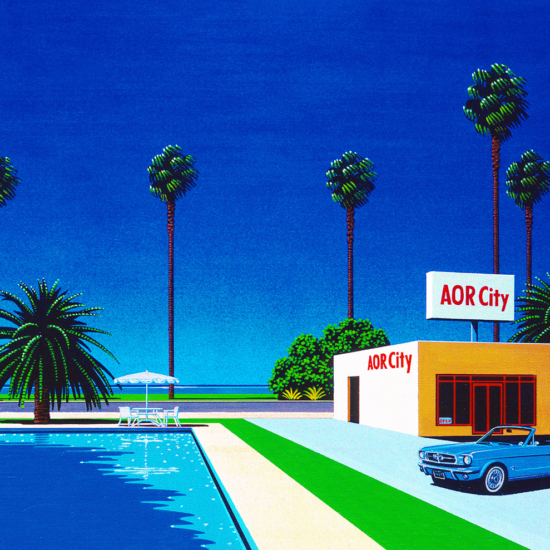 永井博の絵画作品　タイトルは、Chic Breeze